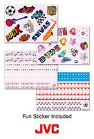 JVC HA-KD5-V-E On Ear koptelefoon Kabel Lila, Groen Volumebegrenzing, Lichtgewicht Kinderen - thumbnail