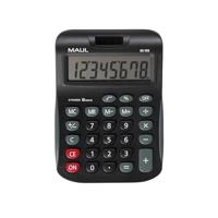 Maul MJ 550 Bureaurekenmachine Zwart Aantal displayposities: 8 werkt op batterijen, werkt op zonne-energie (b x h) 155 mm x 11 mm - thumbnail