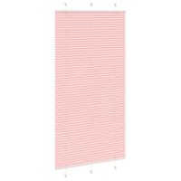 Pliss rolgordijn 110x200cm stofbreedte 109,4cm polyester roze - thumbnail