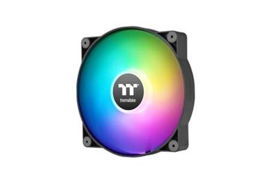 Thermaltake CT200 ARGB Sync PC Cooling Fan Single Pack PC-ventilator Zwart (b x h x d) 200 x 200 x 30 mm