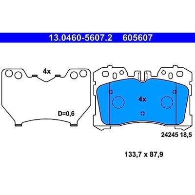 Remblokken set 13046056072