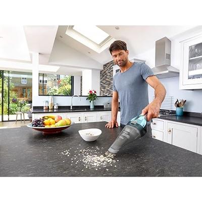 Black & Decker NVC220WBC handstofzuiger Blauw, Chroom Zakloos
