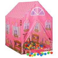 VidaXL Kinderspeeltent 69x94x104 cm roze - thumbnail