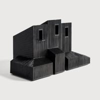 Ethnicraft Ornament 'Modern Farmhouse' Mahoniehout, kleur Zwart - thumbnail