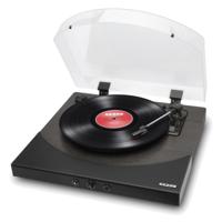 ION Audio Premier LP - Draadloze Bluetooth platenspeler / vinyl platenspeler met luidsprekers, USB-conversie, RCA & hoofdtelefoonuitgangen - Zwart - thumbnail