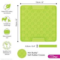 Voerbak voor honden Lickimat Groen TPR - thumbnail