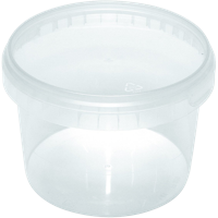 Cup | met deksel | pP | 565ml | Ø 95mm | transparant | 252 stuks - thumbnail