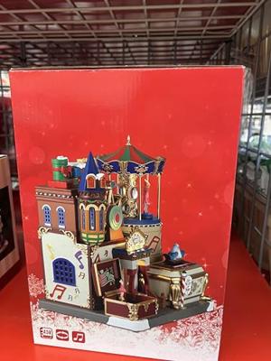 The Merry Music Box 22x31x32 cm Kersthuisje LEMAX - Lemax The Merry Music Box 22x31x32 cm Kersthuisje LEMAX - Lemax