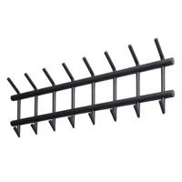 Hoyz - Kapstok Industrieel met 19 haken - Grijs - Wandkapstok 90cm - thumbnail