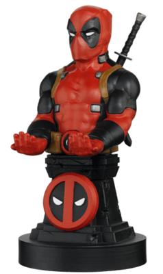 Cable Guys - Deadpool Plinth Marvel Gaming Accessories Holder & Phone Holder for Most Controller (Xbox, Play Station, Nintendo Switch) & Phone