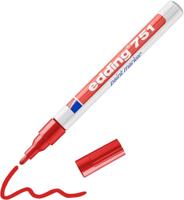 Edding 751 paint marker 4-751002 Lakmarker Rood 1 mm, 2 mm - thumbnail