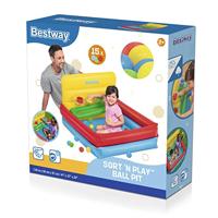 Bestway Opblaasbare Kinderzwembad met Ballen 104x94x61 cm +2 Jaar Tuin 52546 - thumbnail