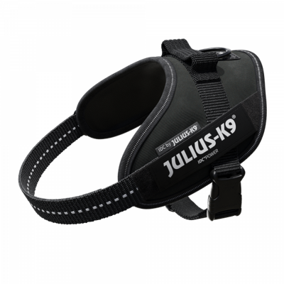 Julius K9 idc power-harnas / tuig voor labels zwart