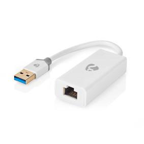 USB-A Adapter | USB 3.2 Gen 1 | USB-A Male | RJ45 Female | 1 Gbps | 0.20 m | Rond | Verguld | PVC | USB-A Adapter | USB 3.2 Gen 1 | USB-A Male | RJ45 Female | 1 Gbps | 0.20 m | Rond | Verguld | PVC |