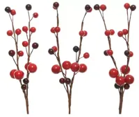 Bessenguirlande 7cm rood - thumbnail