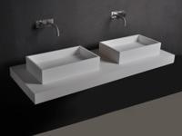 Wastafelblad BWH design Solidplus 120x46x80 cm - thumbnail
