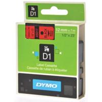 Labeltape dymo labelmanager d1 polyester 12mm rood - thumbnail