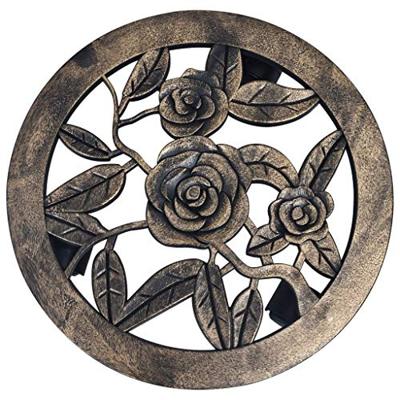 VidaXL Plantentrolleys 6 st 30 cm kunststof bronskleurig
