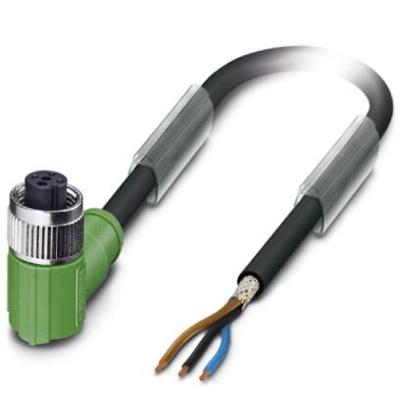 Phoenix Contact 1682838 Sensor/actuator connector, geassembleerd M12 Aantal polen (sensoren): 3 Bus, haaks 5.00 m 1 stuk(s) Piece