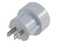 Reisadapter Europa naar USA ongeaard - thumbnail