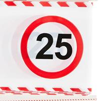 Afzetlint Verkeersbord 25 - thumbnail
