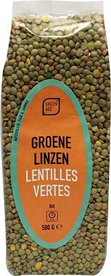 GreenAge Groene Linzen 500 gram