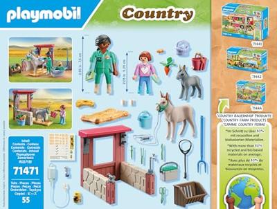 Playmobil® Country 71471 Boerderij dierenarts met de ezels