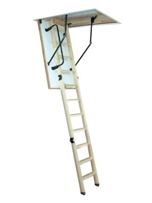 Altrex Woodytrex-De Luxe 3-delige zoldertrap (inklap) 120 x 70 - 505063