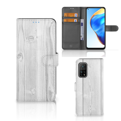 Xiaomi Mi 10T Pro | Mi 10T Book Style Case White Wood Xiaomi Mi 10T Pro | Mi 10T Book Style Case White Wood