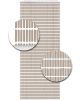 Vliegengordijn Hulzen Zand - 100cm x 240cm - thumbnail