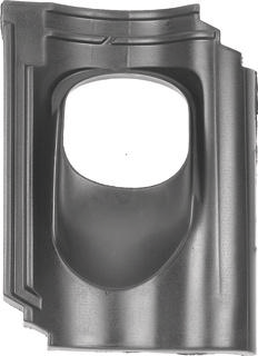 Kunststof Dakpan Opnieuw Verbeterde Holle Pan 4-pans Zwart, Voor Dakdoorvoer 166, Dakhelling 25-45° (0170325) Kunststof Dakpan Opnieuw Verbeterde Holle Pan 4-pans Zwart, Voor Dakdoorvoer 166, Dakhelling 25-45° (0170325)