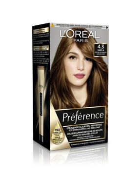L’Oréal Paris Préférence 4.3 - Manille Midden Goudbruin - Haarverf met Color extender