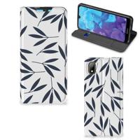 Huawei Y5 (2019) Smart Cover Leaves Blue - thumbnail