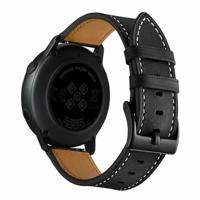 lederen bandje - Zwart - Garmin Vivoactive 6 / Vivoactive 5 / Vivoactive 3 - thumbnail