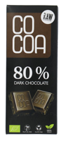 Cocoa 80% Dark Chocolate Reep - thumbnail