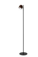 Lucide SKANSKA RECH - Oplaadbare Vloerlamp Binnen/Buiten - Accu/Batterij - Ø 23 cm - LED Dimb. - CCT - 1x3W 3000K/6000K - IP44 - Koffie - thumbnail