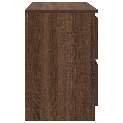 Tv-meubel 80x35x54 cm spaanplaat bruin eikenkleurig