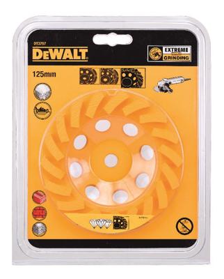 DeWALT DT3797 Diamantslijpkop Turbo 125mm. DeWALT DT3797 Diamantslijpkop Turbo 125mm.