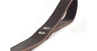 Hondenriem van leer 165cm x 16mm bruin - thumbnail