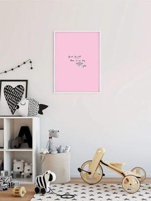 Kunstdruk Star Wars - Quote Yoda Cute 50x70cm