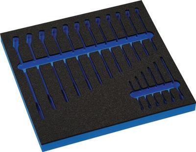 Promat/Tecwerk Gereedschapsmodule | lege inleg 2/3-module | 4000 871 235, 18-delig - 4000871213