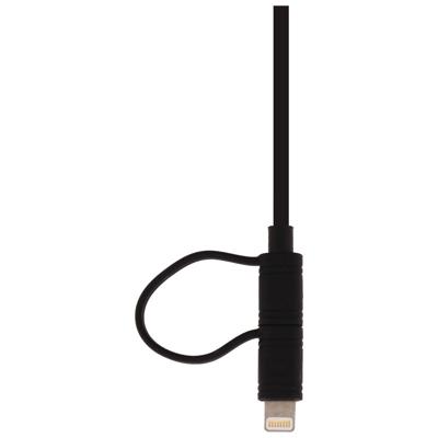 Mobilize 2in1 Cable USB to Apple MFi Lightning or Micro USB 1.5m. Black