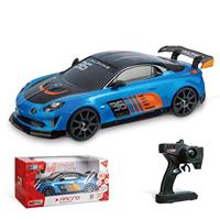 Politiewagen op Afstandsbediening Mondo Alpine A110 GT4 R / C 1:10 Turkoois - thumbnail