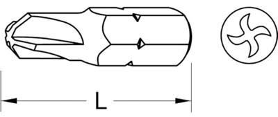 KS Tools 911.3638 Torq-bit S2-staal Vernikkeld C 6.3 5 stuk(s) KS Tools 911.3638 Torq-bit S2-staal Vernikkeld C 6.3 5 stuk(s)