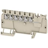 Weidmüller 2683440000 Potentiaalklem Push-In-klem, Steekaansluiting Donkerbeige 50 stuk(s) - thumbnail