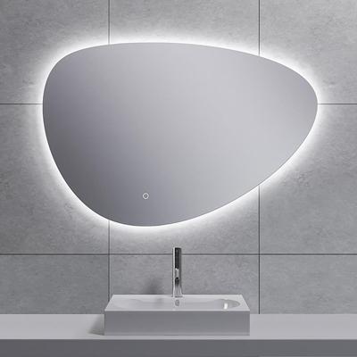 Wiesbaden Uovo Ovale Badkamerspiegel met LED Dimbaar en Verwarming - 90cm