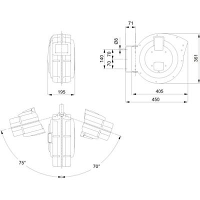 Bahco pneumatische rails 10x14+1 | BPHRC1015