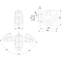 Bahco pneumatische rails 10x14+1 | BPHRC1015 - thumbnail