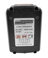 Brüder Mannesmann M17691 Gereedschapsaccu 20 V 1.5 Ah Li-ion - thumbnail