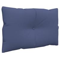 VidaXL Palletkussenset 60x38x13 cm stof marineblauw - thumbnail